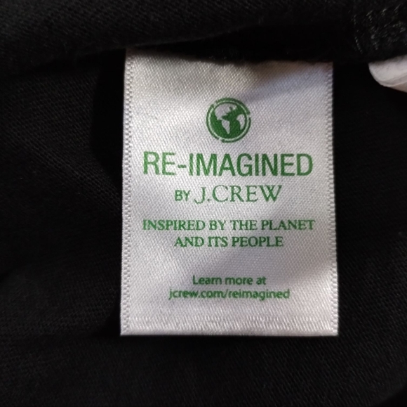 NWT J. Crew Women's Black Short Sleeve Midi T-shirt Dress Size XS Stretch Cotton - Picture 7 of 9